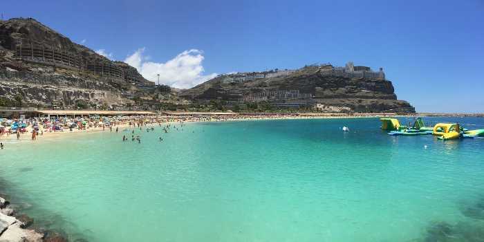 Bild vom Sandstrand Playa de Amadores