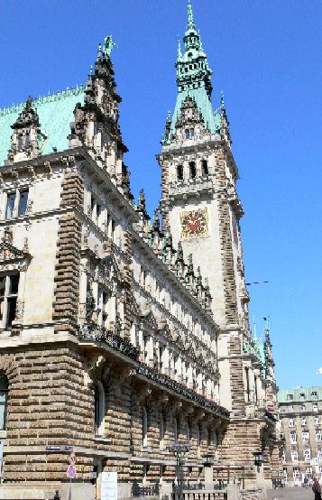 Bild vom Hamburger Rathaus