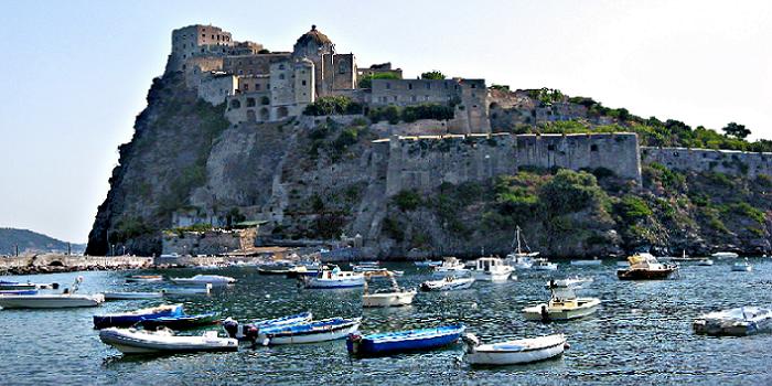 Bild von der Festung Castello Aragonese