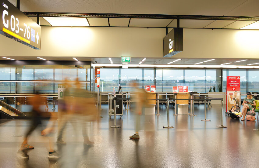 Terminal Flughafen Wien.